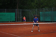 Spieler am Netz