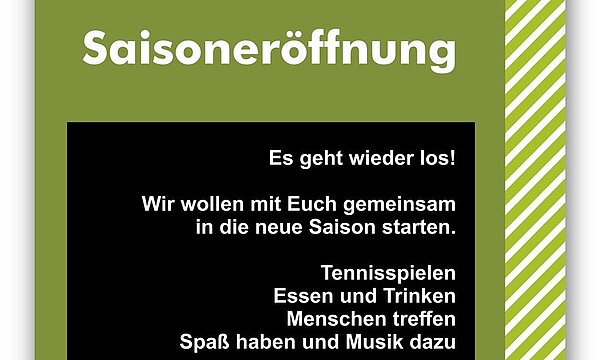 Zu den Details: Saisoneröffnung 2024