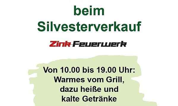 Zu den Details: Grillhütte beim Silvesterverkauf