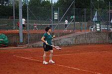 Spielerin beim Rückhandschlag