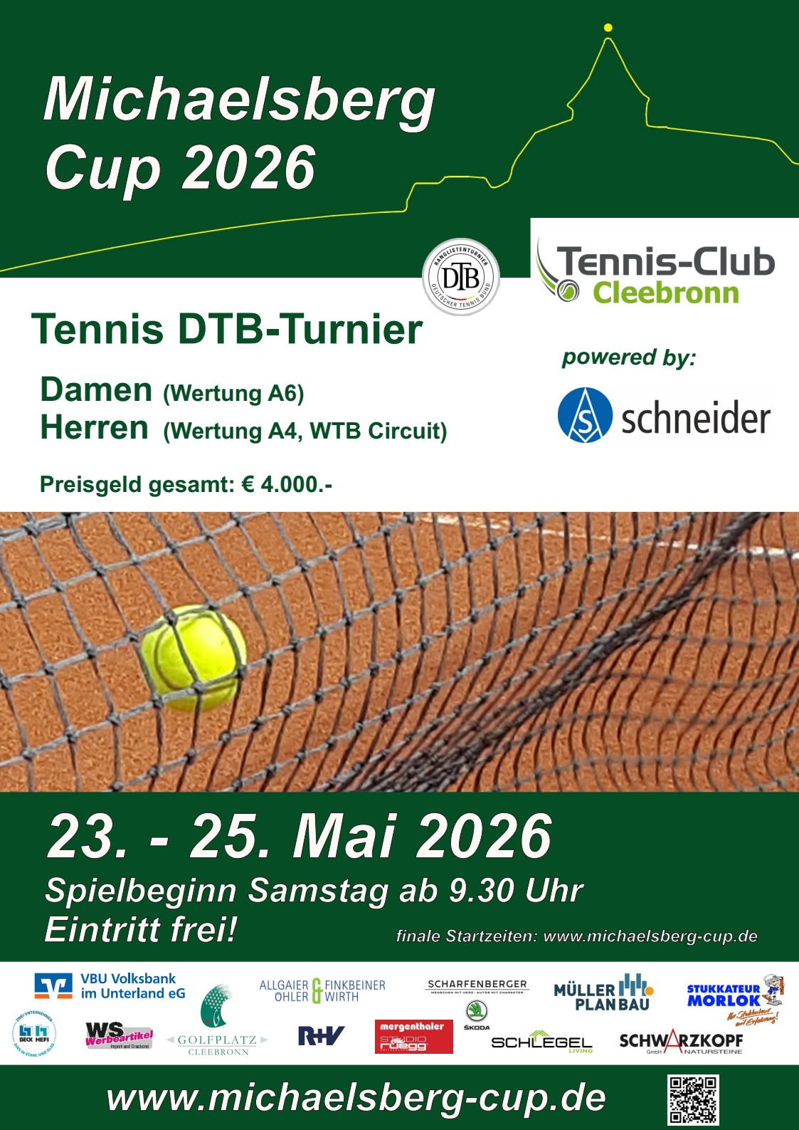 Plakat Michaelsberg Cup 2026